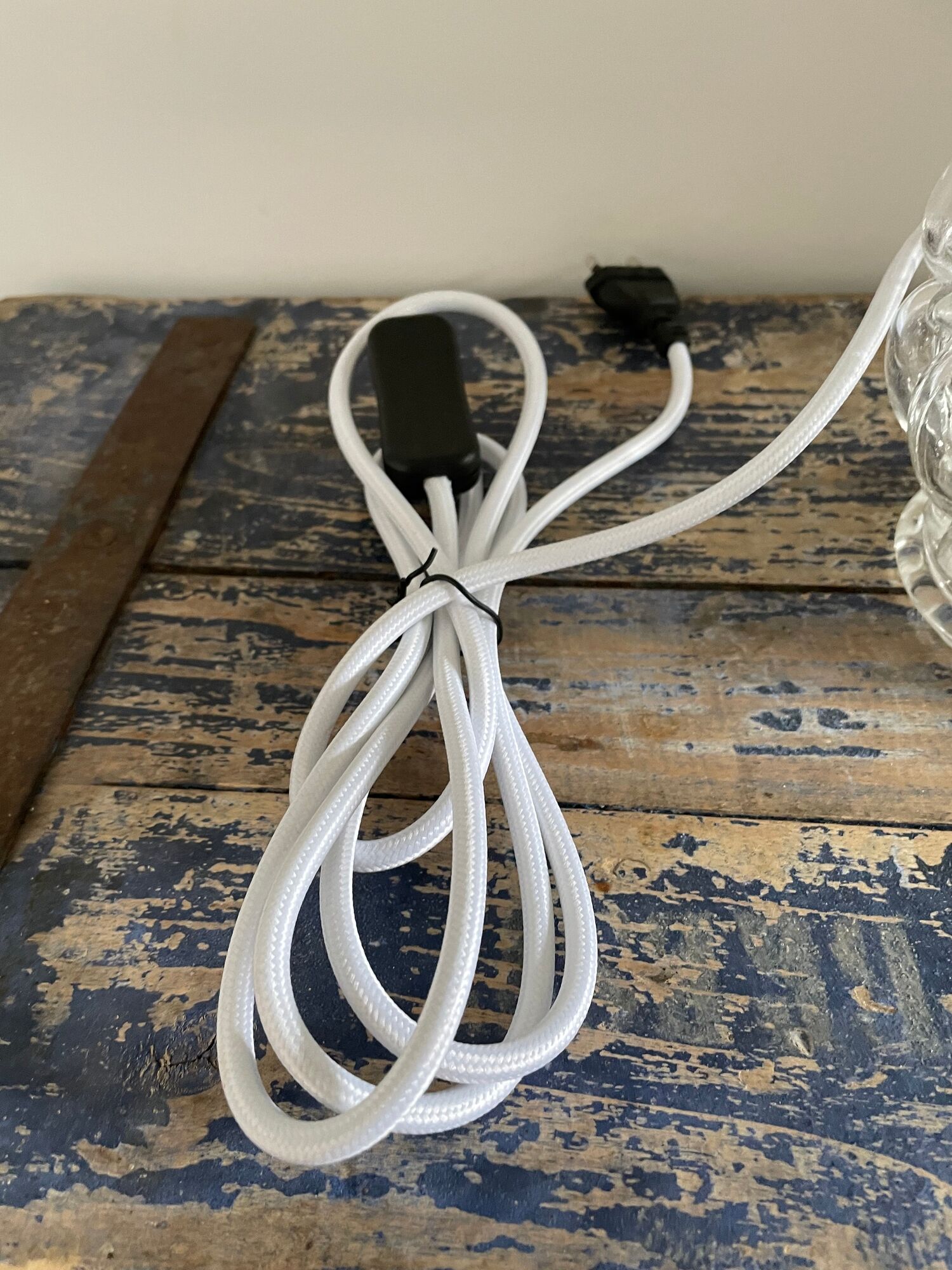 Hanging lamp pressed molded glass