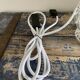 Hanging lamp pressed molded glass
