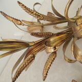 Chandelier brass ears of wheat