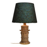 Lampe à pétrole du XIXème siècle en bronze doré