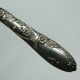 Cream Strawberry Scoop Art Nouveau floral decoration - Minerva filled silver handle Condition: --