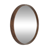 Italian design 1960s vintage Teak wood wall mirror