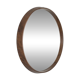 Italian design 1960s vintage Teak wood wall mirror