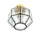 Mid-Century Glass Flush Mount/Ceiling Light from Limburg, Germany, 1960s