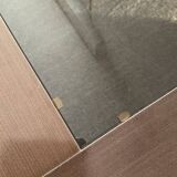 Italy coffee table in wood and glass