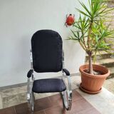 Italian Chrome Rocking Chairs