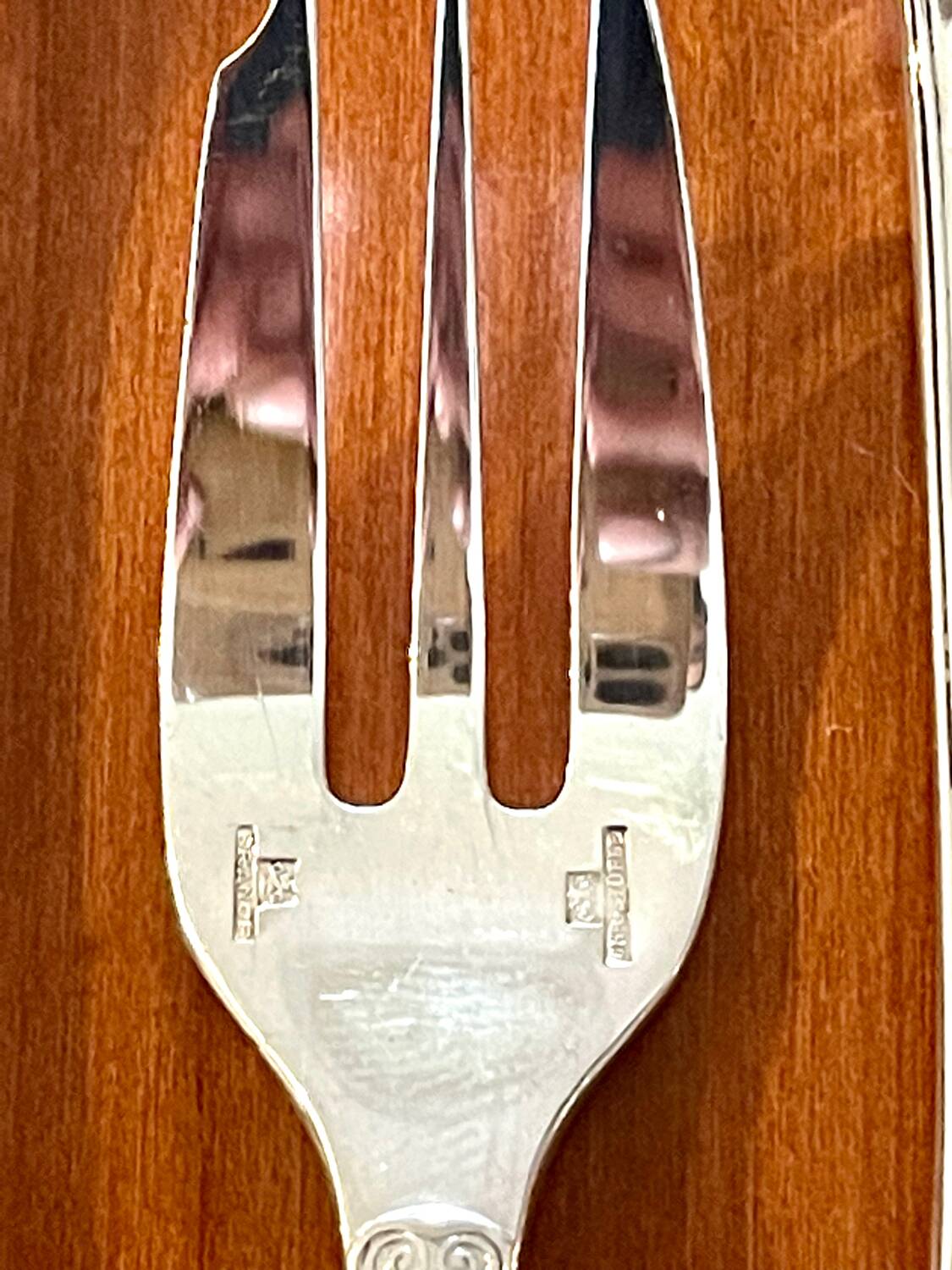 Christofle Malmaison dessert service 12 cake fork with serving shovel