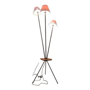 lampadaire tripode vintage