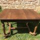 Extendable oak table