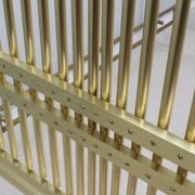 Lit vintage en laiton doré frigerio 1970s