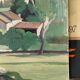 Vintage landscape painting
