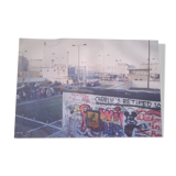 Large format silver photo of the day the Berlin Wall fell (1989)