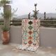 Handwoven coloured wool rug, 190 x 90 cm - R320