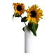 Vase en porcelaine bisque de la ligne Studio d'Op-Art moderne du milieu du siècle par Werner Schreib pour Rosenthal, années 1960.