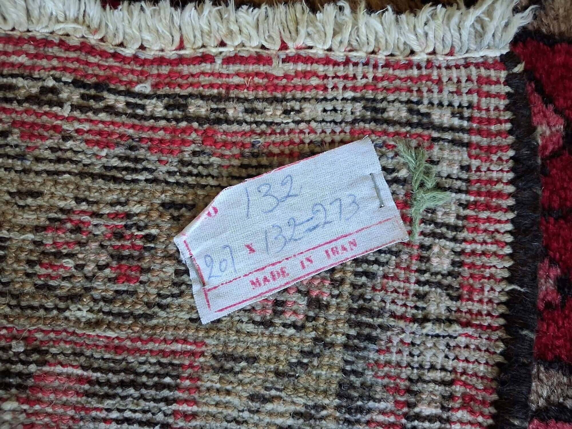 Handmade Persian Hamadan rug 207x132cm