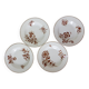 Set of 4 vintage deep plates from Sarreguemines, Danish model 210429.