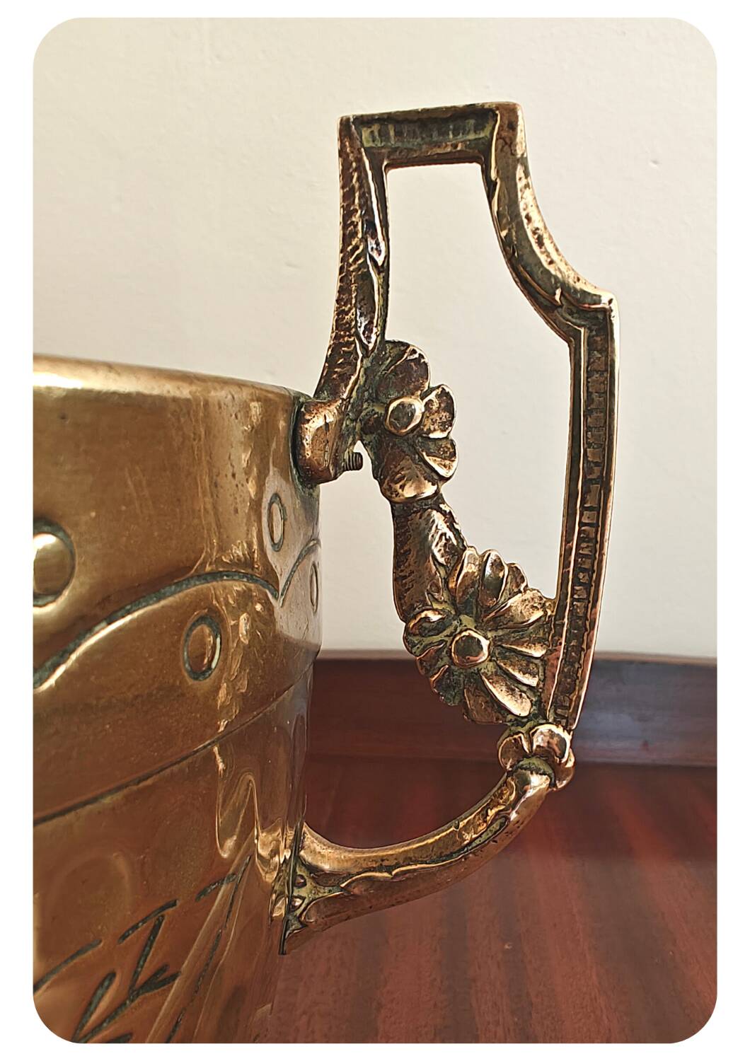 Antique Brass Planter