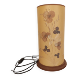 Lampe fleurs séchées vintage