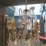 Bronze chandelier and tassels