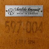 Set of 2 Scandinavian bedside tables, David Rosen, NK, Sweden, 1960.