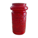 Red ceramic vase Aldo Londi , Bitossi , Italy
