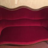 Beautiful baroque red sofa
