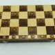 Vintage handcrafted folding chess set