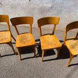 Set of 4 chairs bistrot Baumann