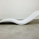 Eurolax R1 fiberglass deckchair by Charles Zublena