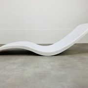 Eurolax R1 fiberglass deckchair by Charles Zublena