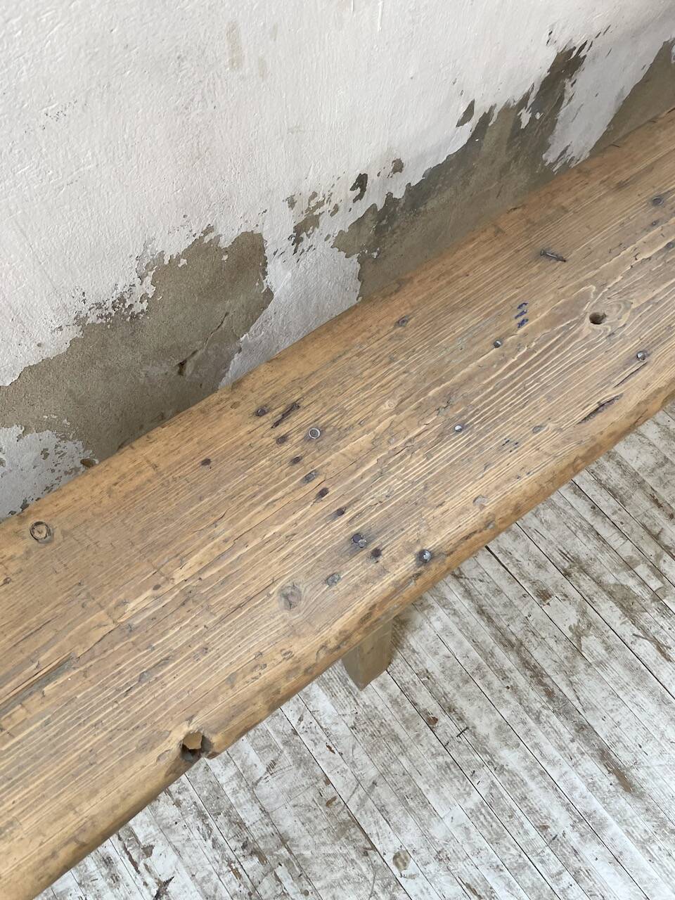 XL pine and oak bench 280 cm