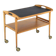 mid century modern wooden Trolley with removable tray