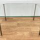 Mid century design chrome and glass coffee table - around 1970s