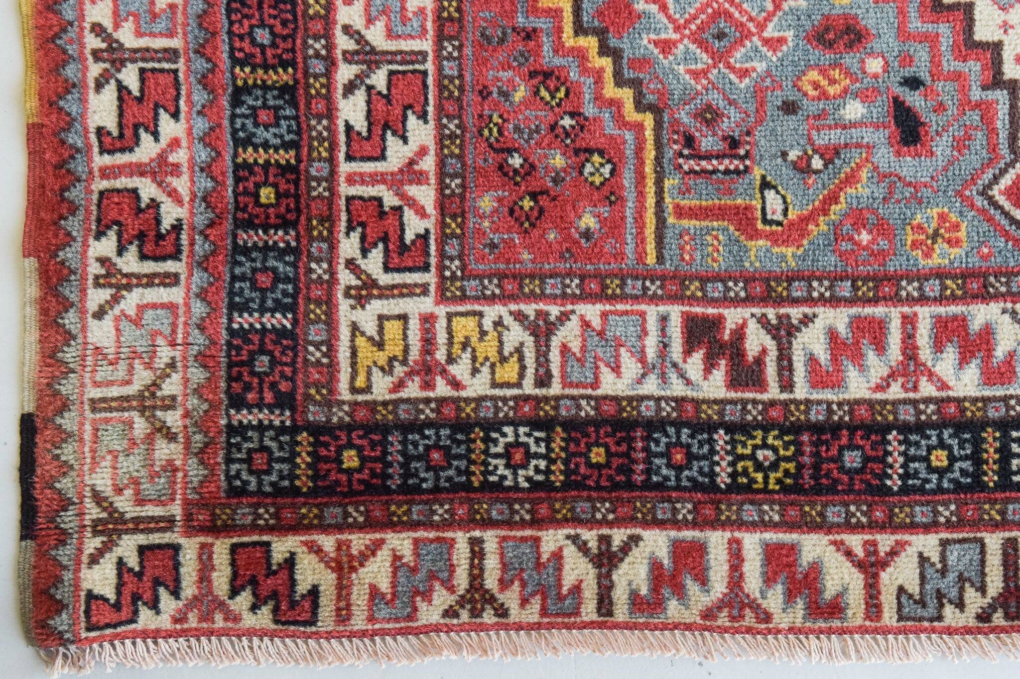Vintage - Handwoven Azerbaijani Rug