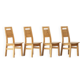 4 chaises de salle à manger Ilmari Tapiovaara