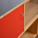 Habs WK MÖBEL wooden bookcase, 1950 s