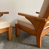 Paire de fauteuils vintage