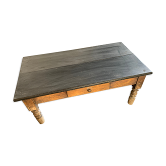 Table basse patinée