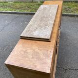 Enfilade buffet art déco louise pied central 1940 200cm