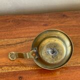 Brass hand candlestick