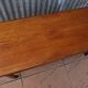 Table basse extensible teck rétro années 1960