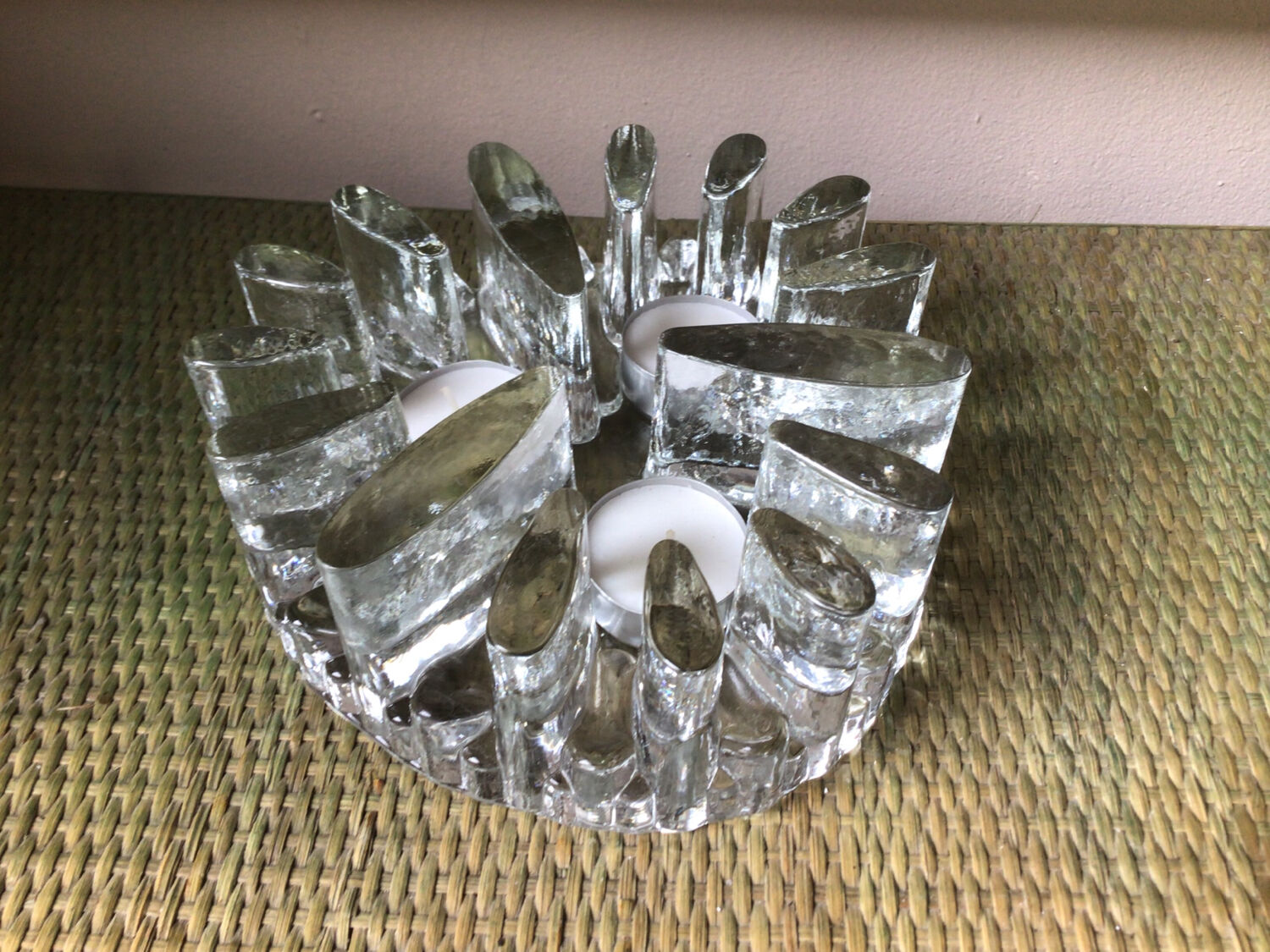 Dessous de plat en cristal