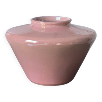 West Germany iridescent pink vase