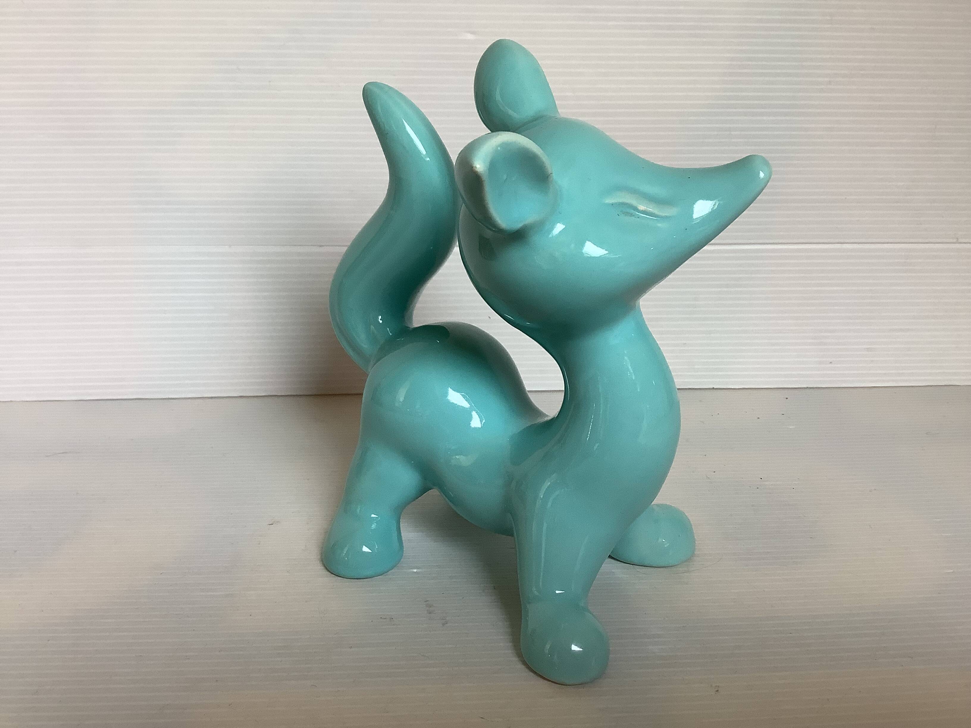 Saint Clement style zoomorphic blue fox