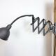 Grey Industrial Gooseneck Scissor Wall Lamp from Elektroinstala, 1960s