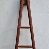 Antique rustic wooden decorative ladder, 155 cm