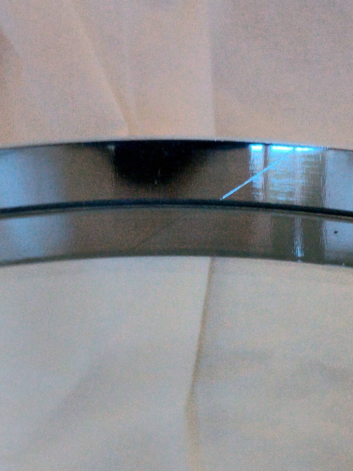 Vintage chrome and glass serving trolley from the 1970s