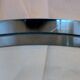 Desserte vintage chrome et verre 1970's