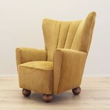 Mustard armchair, Scandinavian design, production: Denmark