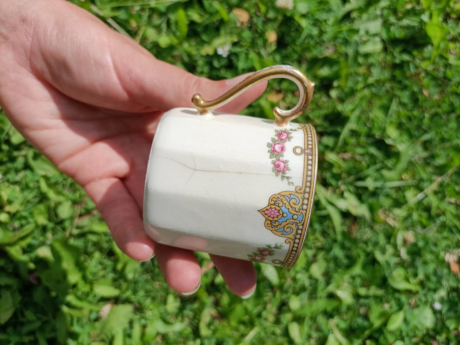 Limoges porcelain tea service - Walbecque Dewitte Armentières